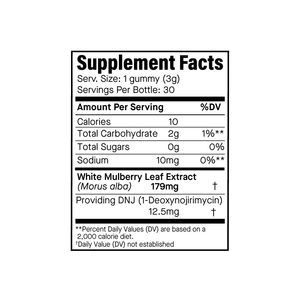 GLP-1 Support Chews with White Mulberry Extract